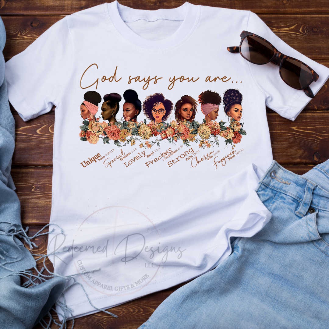 God says you are