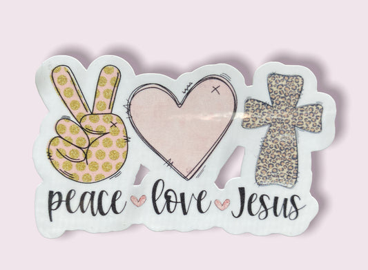 Peace love Jesus